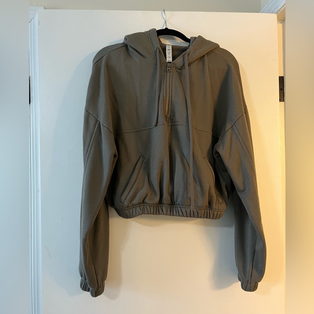 Alo Yoga Half Zip Hoodie - Size Medium